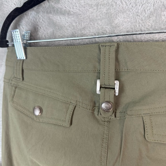 Athleta Low Rise Green Cargo Flare Utility Pants Women’s 8 Kim Possible - Picture 6 of 12